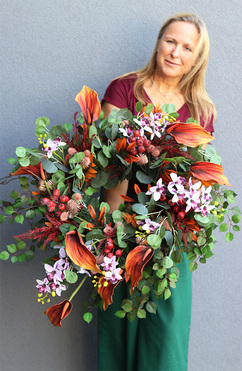 Kalle Miedziane, wieniec nagrobny, śr.80cm