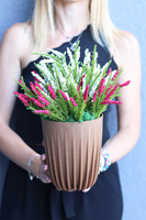 Wrzosowiska nr 2, jesienna kompozycja z wrzosów, wys.30cm