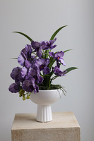 Violet Fantasy, fioletowy sztuczny storczyk w pucharze