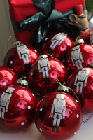 Classic XMAS, szklane bombki w pudełku