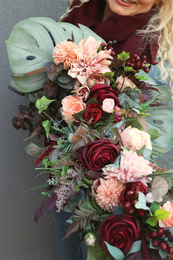 Benjamin, elegancka girlanda nagrobna, dł.90cm