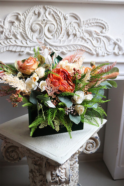 koperta flowerbox Jedyna Chocolate, wym.29.5x30cm