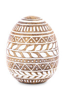 Jajko Wood C, figurka wielkanocna