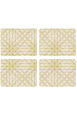 Luxe, podkładki korkowe, średnie, 4szt