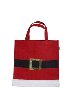Santa, świąteczna torba juta, wym.35x35x10cm