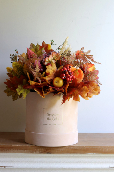 Moko Autumn 2, welurowy flowerbox jesienny