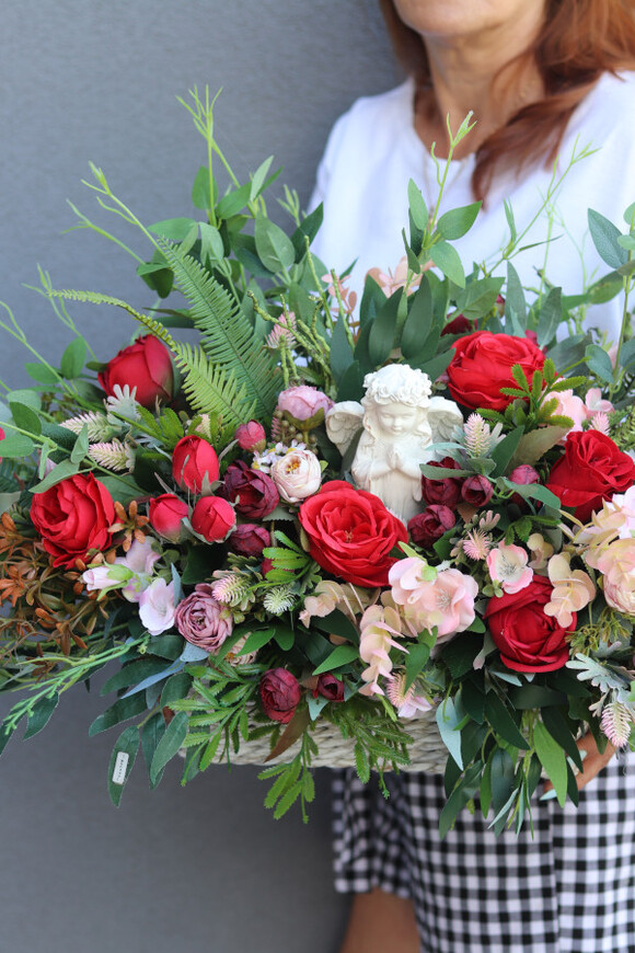 Angelo Reddino Premium, dekoracja nagrobna z aniołem