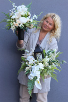 Loesa, bukiet nagrobny we wkładzie