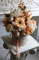 Morella, welurowy flowerbox z kłosami