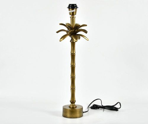 Deluxe Gold Palma, lampa stołowa, wym.15x15x50cm