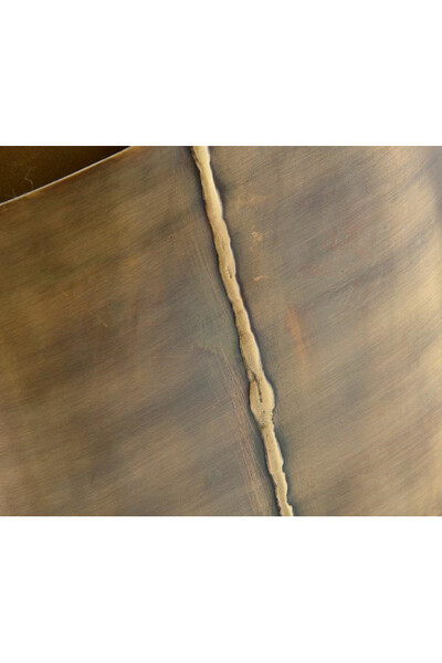 Gold Line, metalowy wazon 1 szt., wym.22x9x30cm