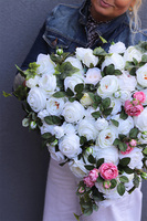 Serce Pełne Miłości, komplet dekoracji nagrobnych