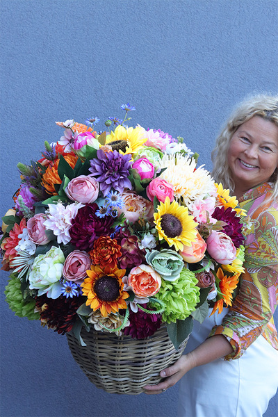 Jesienne Kolory, bogaty jesienny kosz