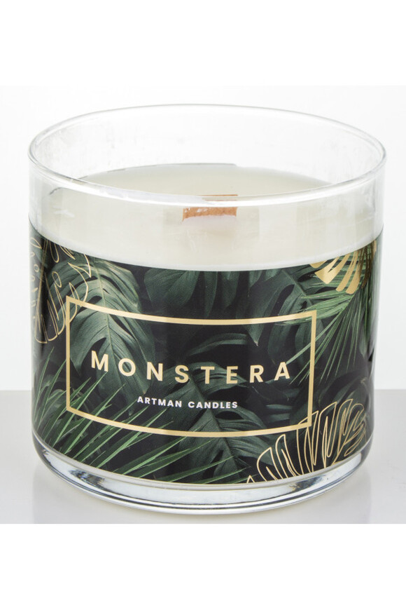 Monstera świeca zapachowa tendom.pl
