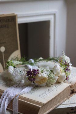 OD RĘKI Dalila, komunijny wianek na głowę, rozmiar uniwersalny