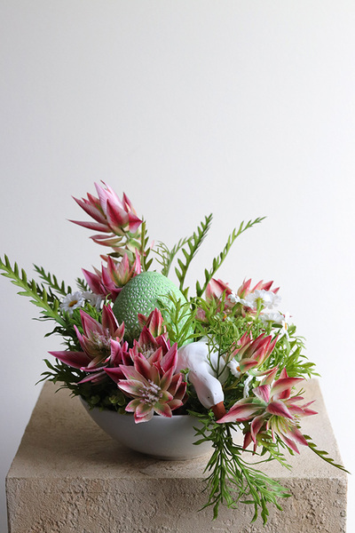 Silly Goose, stroik wielkanocny z jajkiem