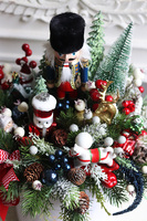 Dziadek do Orzechów Velvet, flowerbox świąteczny