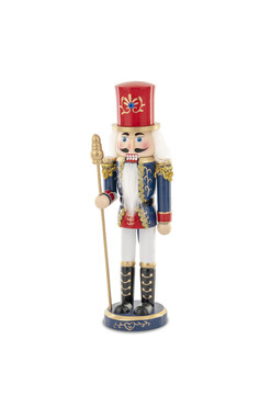 Rubinstein C, figurka bożonarodzeniowa dziadek do orzechów, wys.24.5cm