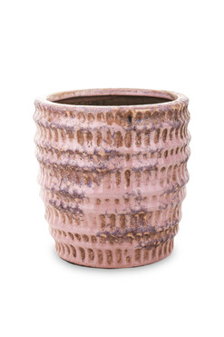 Tavira, ceramiczna osłonka na kwiaty, wym.15.5x15.5cm