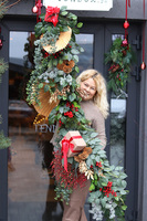 Xmas Gabinetto 2, girlanda świąteczna z prezentami