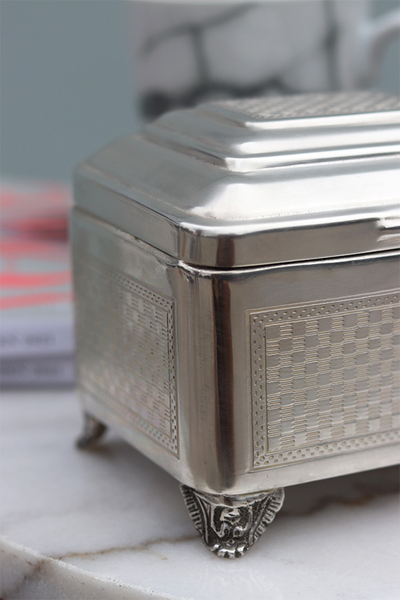 cukiernica posrebrzana Grace