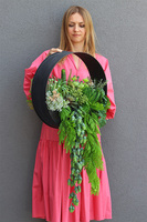 Zieleń Sukulentów A, kompozycja sukulenty w donicy wiszącej