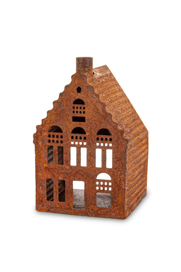 domek metalowy figurka świąteczna