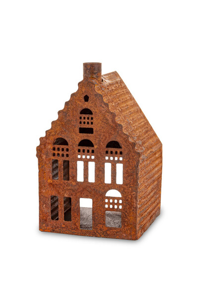 domek metalowy figurka świąteczna