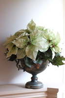 Gwiazda Betlejemska Prince, sztuczna roślina w pucharze