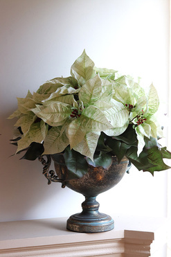 OD RĘKI Gwiazda Betlejemska Prince, sztuczna roślina w pucharze, wys.54cm