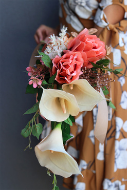 bukiet nagrobny Morela, wys.78cm