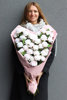 Love 4 Roses, bukiet jasnych róż, 45 kwiatów