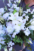 Balerio, komplet dekoracji nagrobnych, kompozycja + bukiet