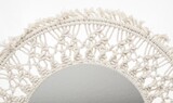 Lustro Makrama, stylowe lustro w stylu boho, śr.55cm
