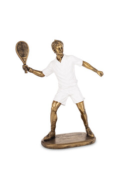 Tenisista, figurka dekoracyjna mężczyzna, wys.25cm