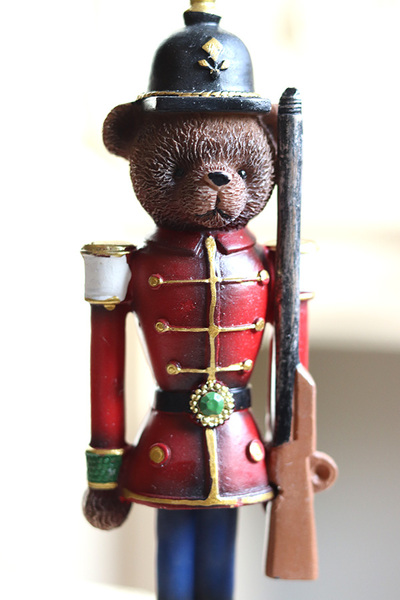 Generał Teddy, figurka bożonarodzeniowa żołnierzyk