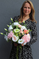 Abella Spring, bukiet kwiatowy do wazonu, dł.40cm