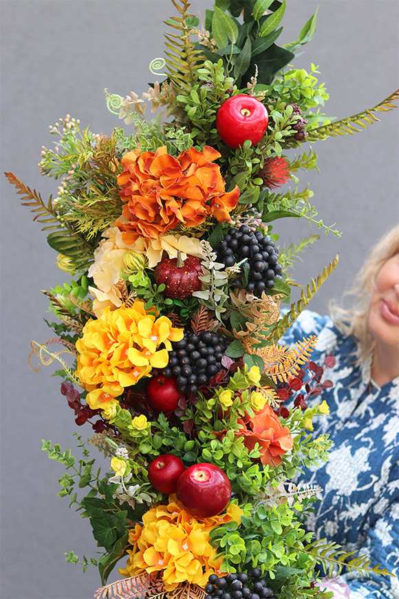 Jesienna Zagroda, barwna girlanda