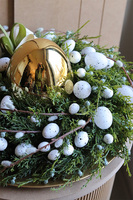 Kreolita, stroik wielkanocny na talerzu z jajem