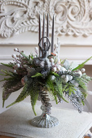 Silver Premium Ballet, stroik adwentowy w pucharze