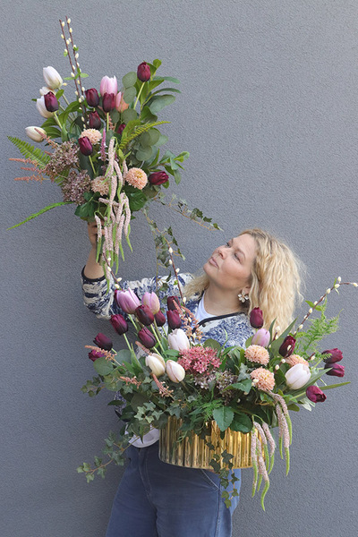 Tulippo England, komplet dekoracji nagrobnych