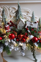 Georie Winter, stroik świąteczny