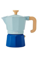 La Cafetière Venice, metalowa kawiarka, niebieska, poj.150ml