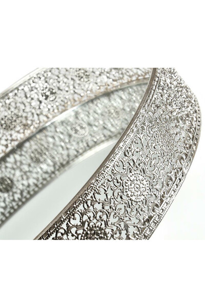 Deluxe, taca szklana z ozdobną ramą