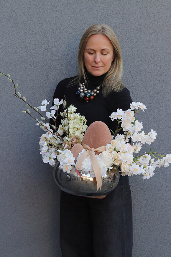 Naturalmente, stroik wielkanocny w misie