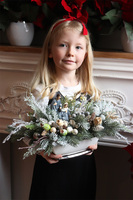 Rodzina w Betlejem, bożonarodzeniowy stroik