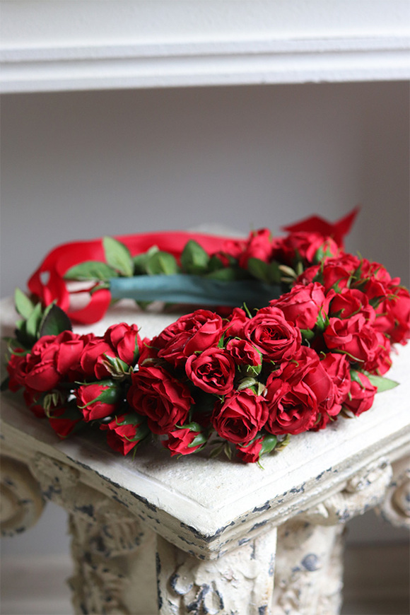 Frida New, czerwony wianek na głowę, rozmiar uniwersalny