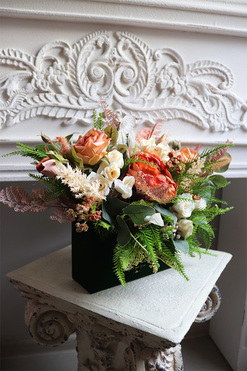 koperta flowerbox Jedyna Chocolate, wym.29.5x30cm