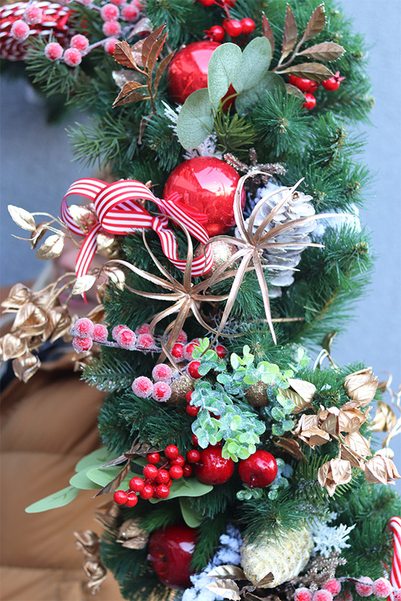 Xmas Classic, świąteczna girlanda na kominek