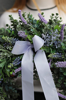 Loretti, duży wianek z lawendą i szafirkami